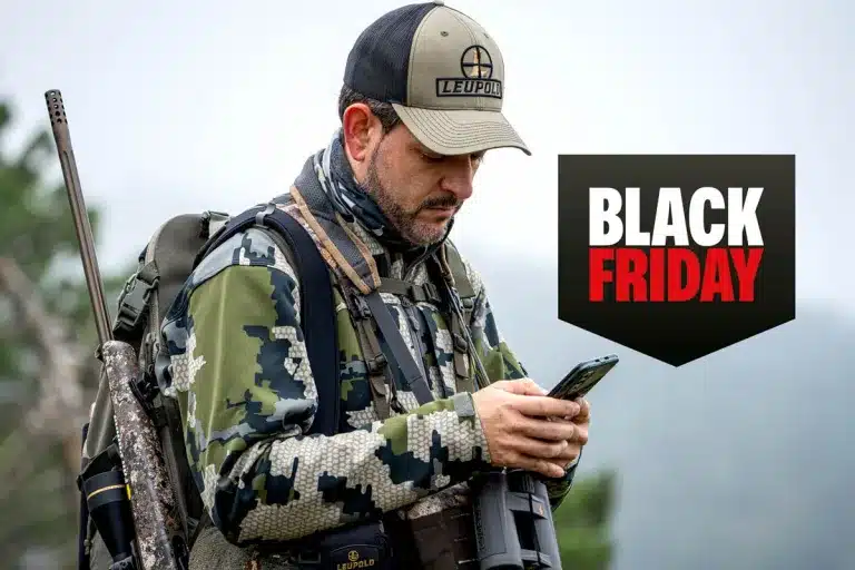 Cazador con su móvil.