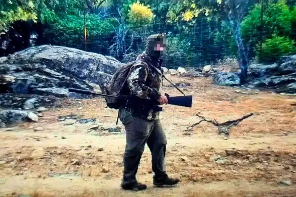 La imagen captada por la Guardia Civil.