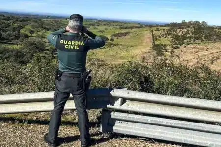 Guardia Civil investiga sospechoso chantear momtería Badajoz