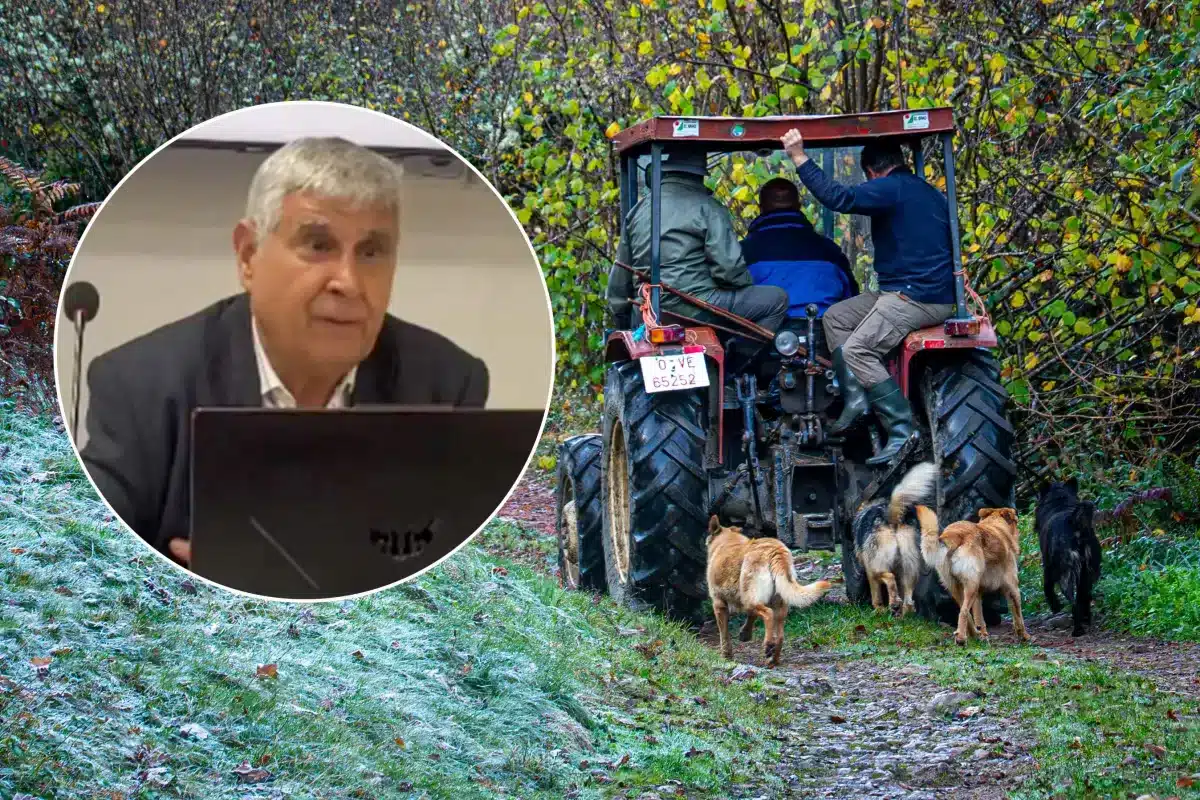 Víctor Viciedo, alertando sobre el problema que tiene España con la falta de agricultores.