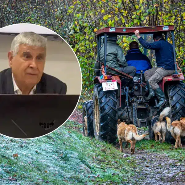 Víctor Viciedo, alertando sobre el problema que tiene España con la falta de agricultores.