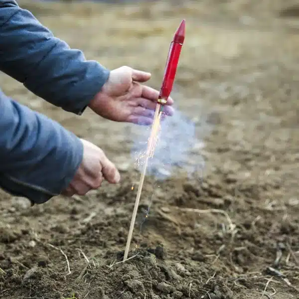 chantear mancha caza cohetes