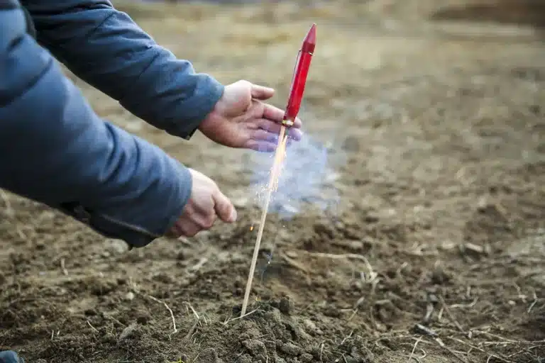 chantear mancha caza cohetes