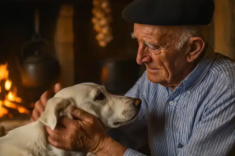 Cuento de Navidad pueblo vacío