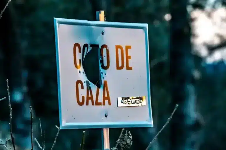 tablilla coto caza rota