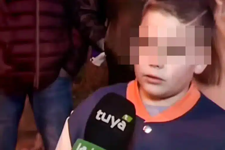 El niño protagonista de la peculiar carta a los Reyes Magos. ©Instagram