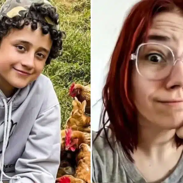 niño granjero responde vegana