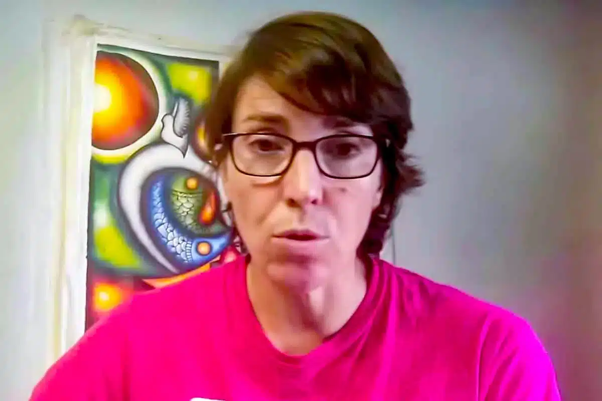 La alpinista Vanessa Almeida.