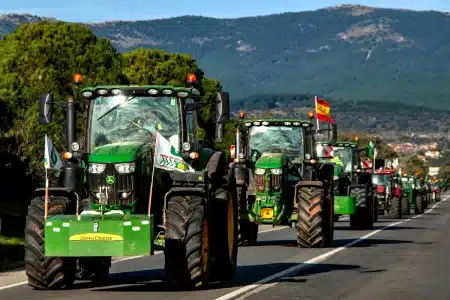 manifestación agricultores Madrid