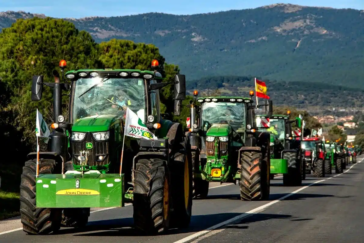 manifestación agricultores Madrid