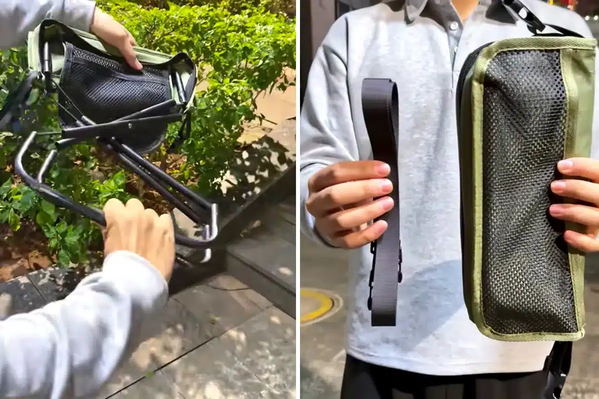 taburete que se plega