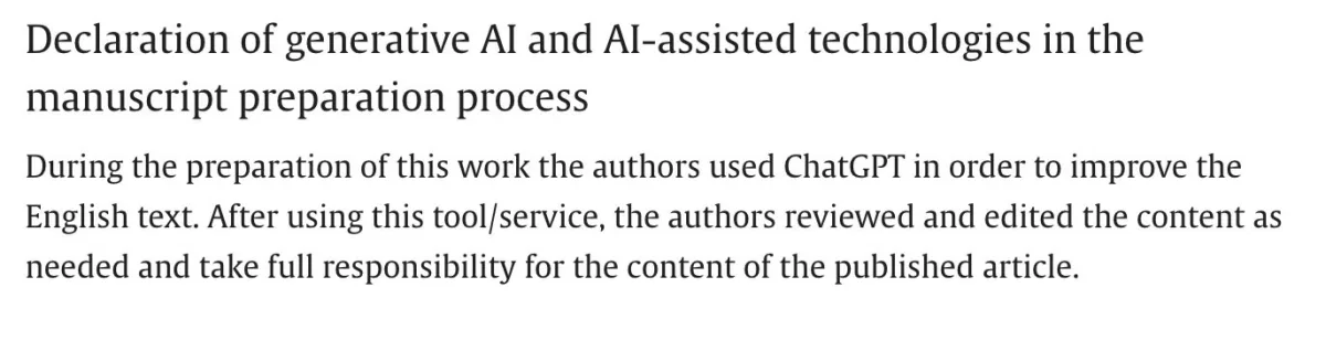 Captura de la carta enviada a la revista científica en la que el entorno de SEO/BirdLife reconoce haber usado ChatGpt en su redacción.