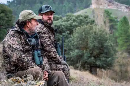 Rececho macho montés padre e hijo