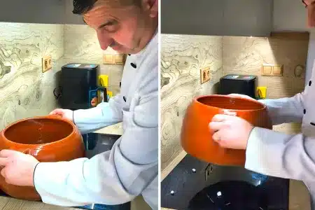 truco cazuelas de barro en vitrocerámica