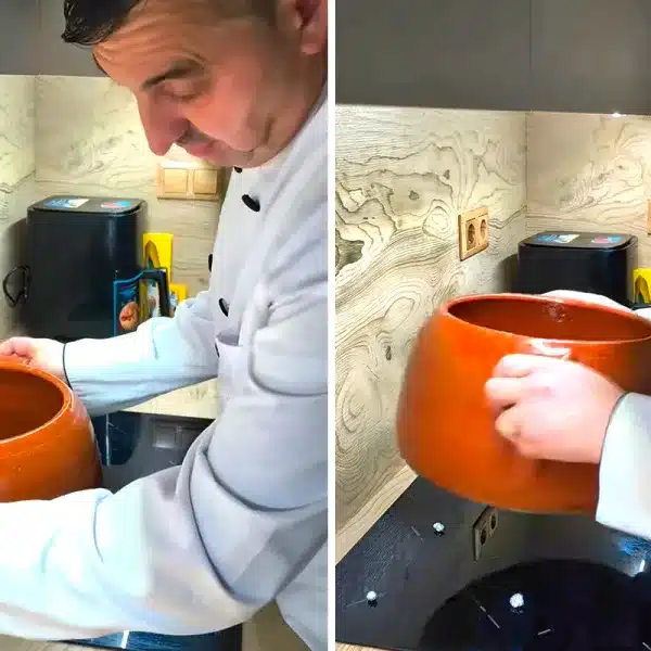 truco cazuelas de barro en vitrocerámica