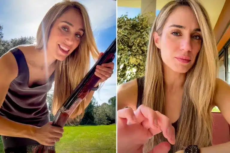 Andrea Neira comparte sus experiencias de caza y tiro el redes sociales.