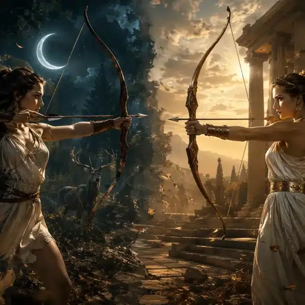 Artemisa o Diana diosa de la caza