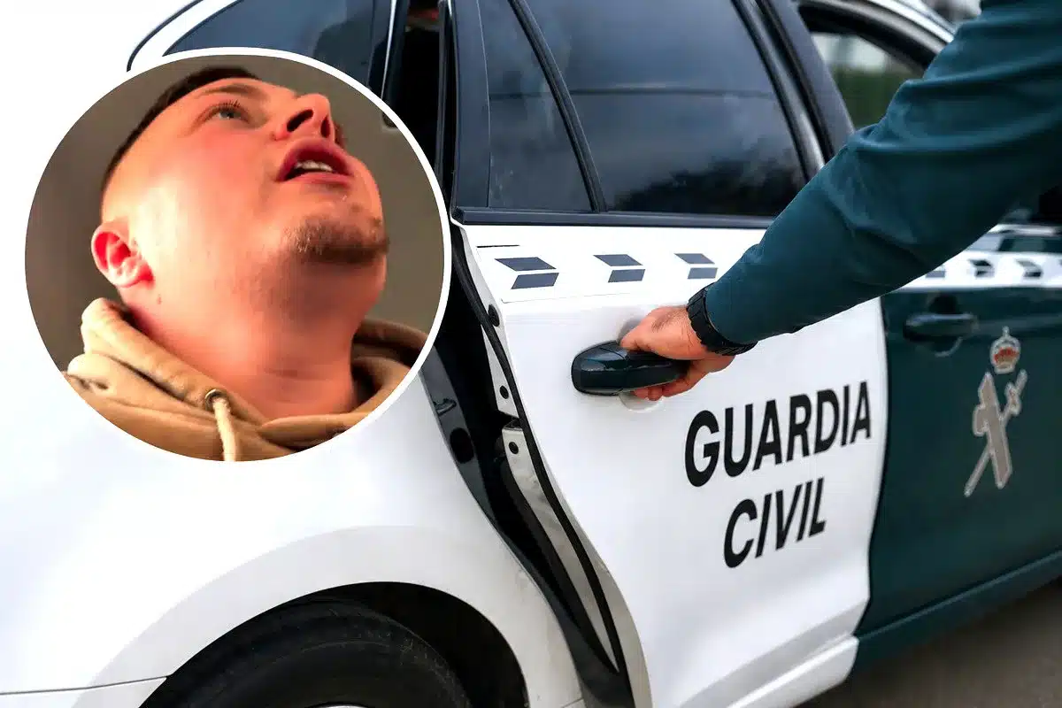 Guiri sube coche Guardia Civil