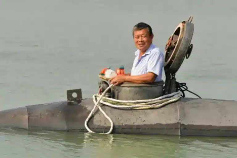 agricultor chino submarino