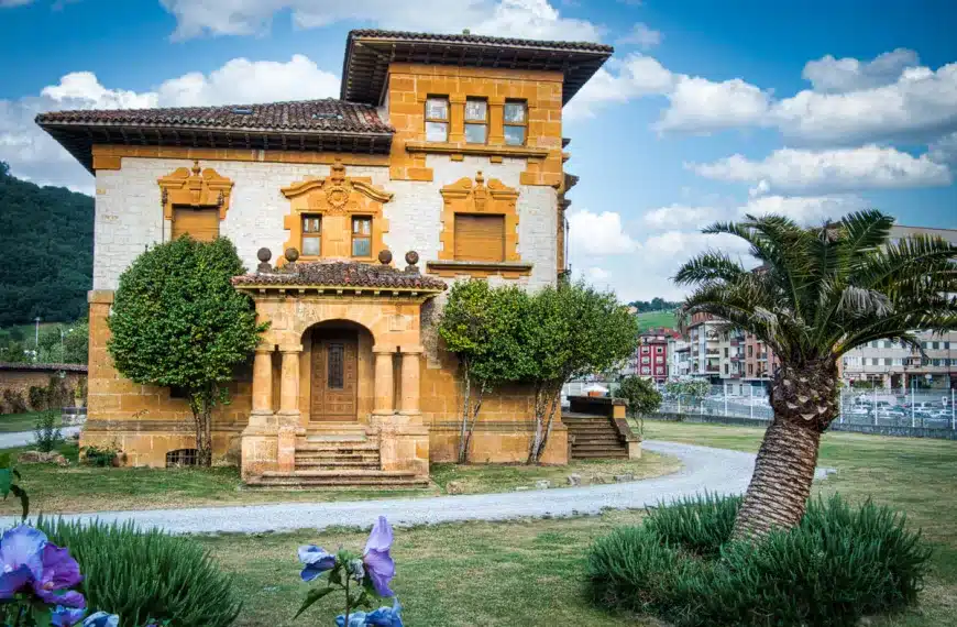 Casa de pueblo en España.