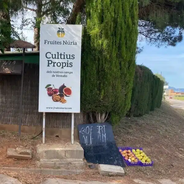 multa agricultor catalán vender fruta carretera