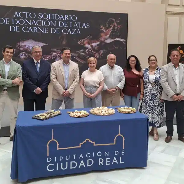 Acto solidario donación carne de caza ASICCAZA