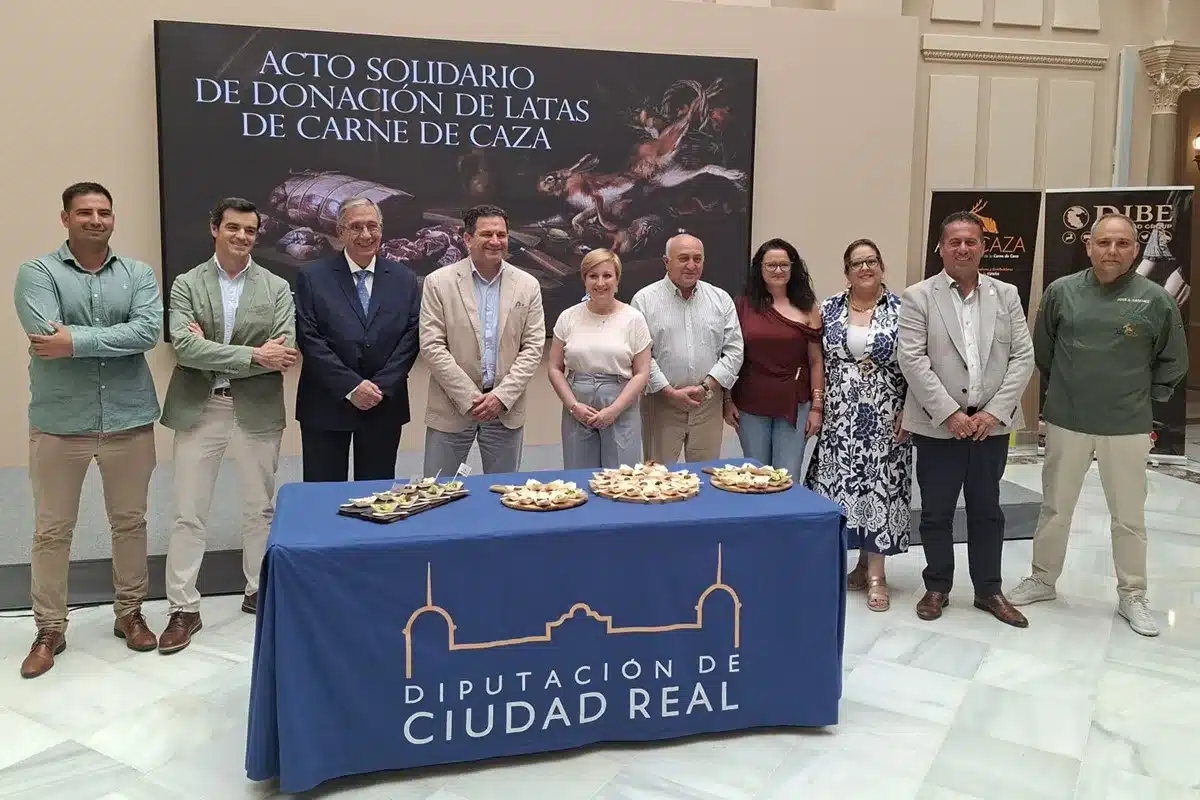 Acto solidario donación carne de caza ASICCAZA
