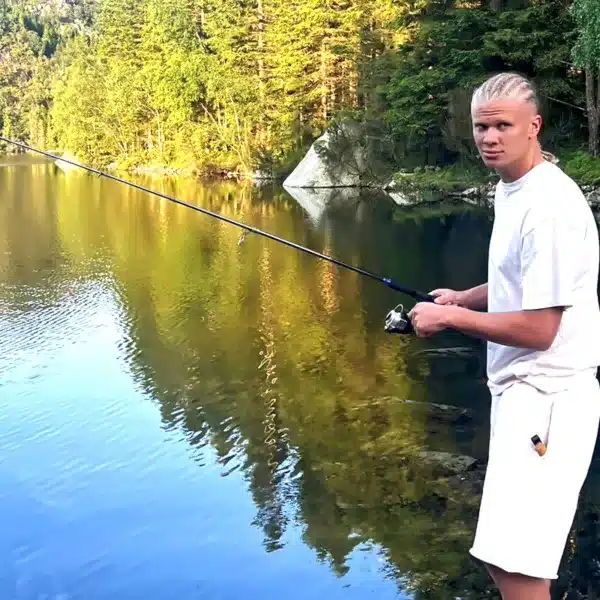 Erling Haaland pesca