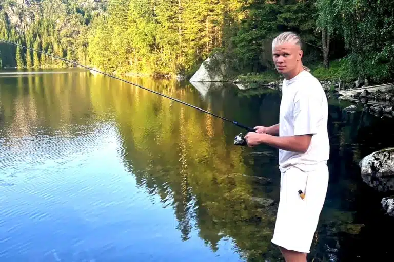 Erling Haaland pesca
