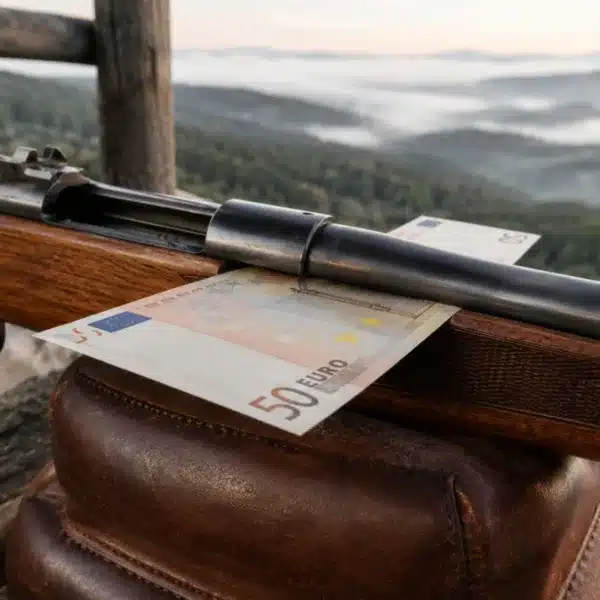 billete cañón cazadores