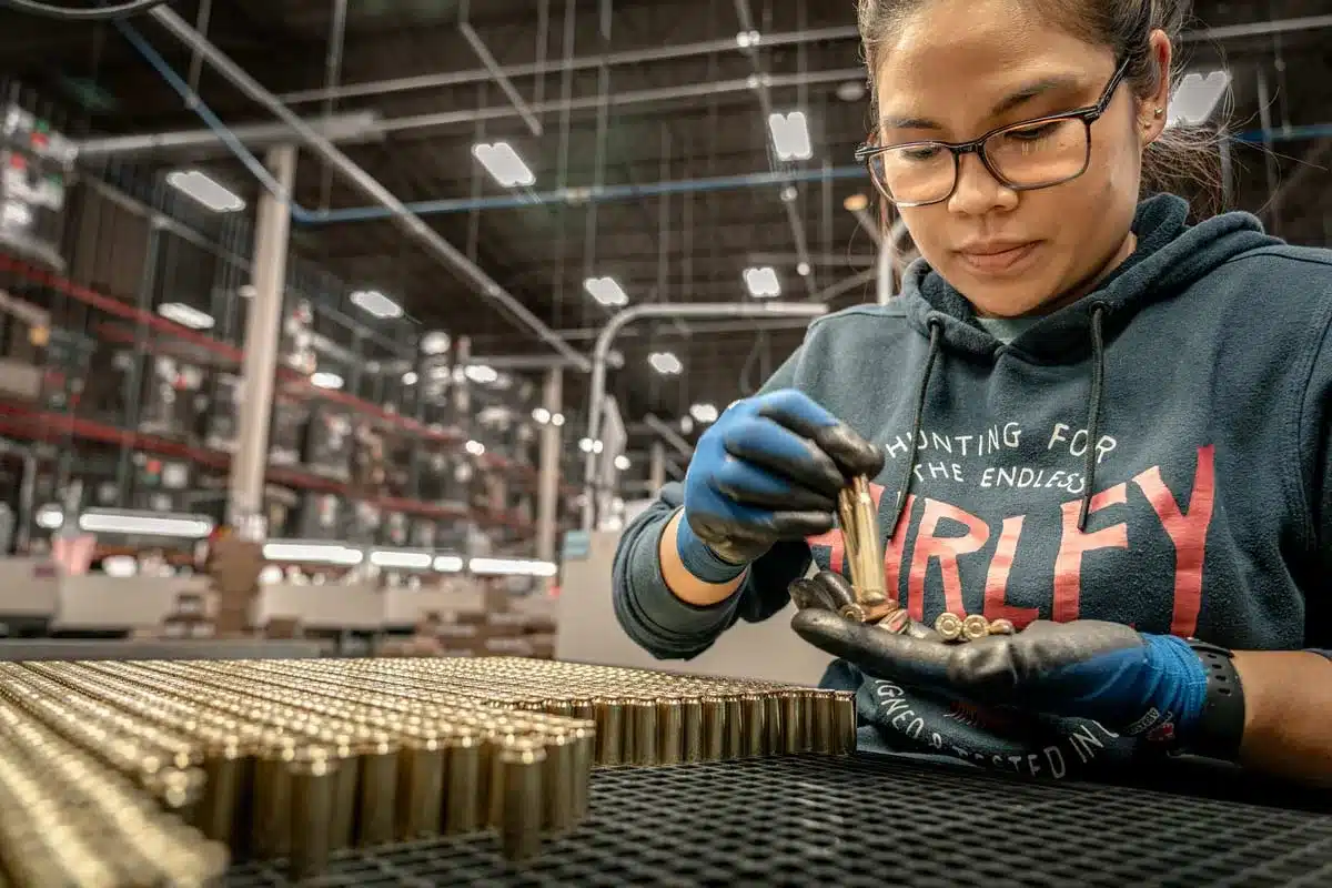 La industria de la munición es muy importante en EEUU.