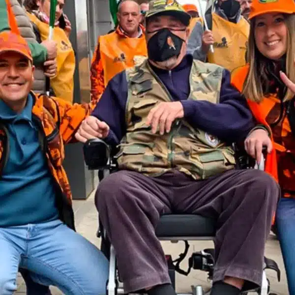 Fallece José del Río cazador silla de ruedas luchó por la caza 20M