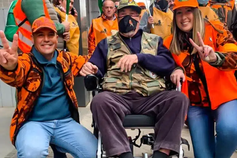 Fallece José del Río cazador silla de ruedas luchó por la caza 20M