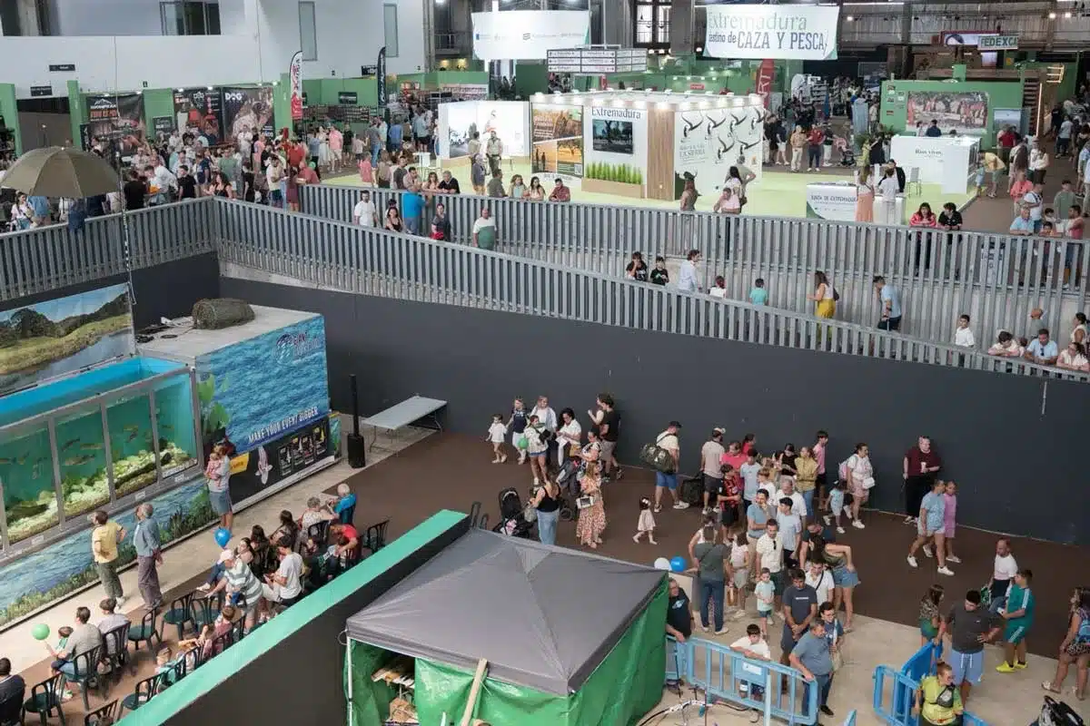 El pabellón no paró de recibir visitantes durante los tres días de la feria.