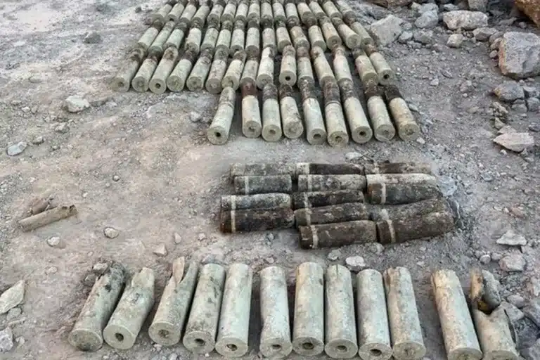 Proyectiles guerra finca Castellón