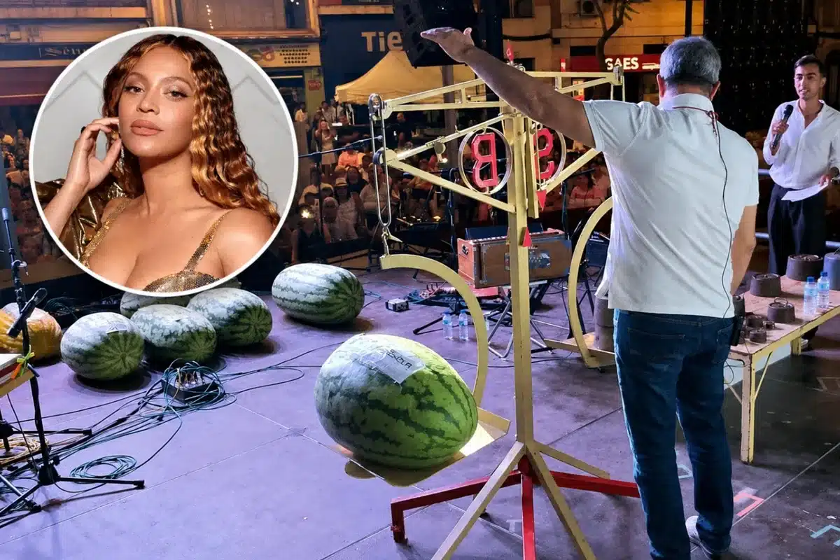 Sandía que pesa lo mismo que Beyonce