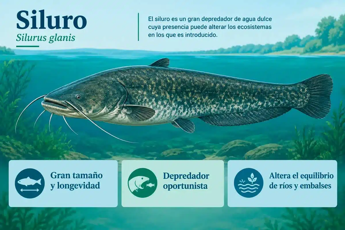 Infografía sobre el siluro.