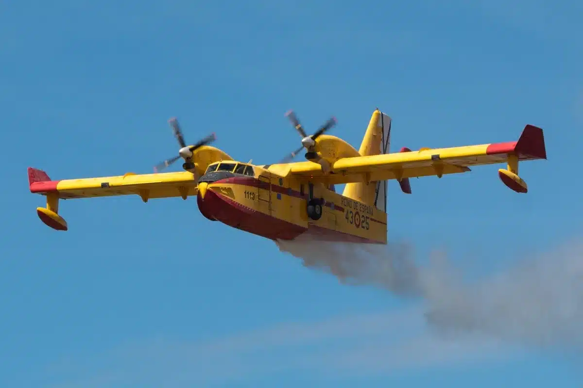 avión incendios