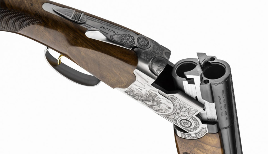 Detalle de la báscula de la nueva Beretta 687 Silver Pigeon III