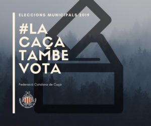 La Federación Catalana de Caza se suma a la campaña 'En las municipales #LaCazaTambiénVota'