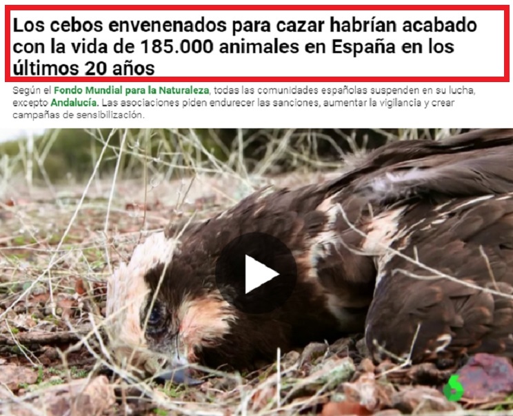 La Sexta acusa a los cazadores españoles de usar veneno para cazar
