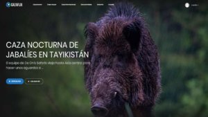Caza nocturna de jabalíes en los montes de Tayikistán