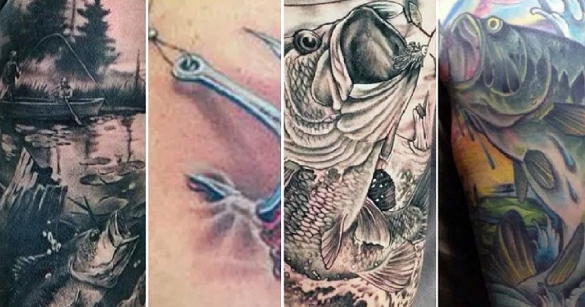 Diez tatuajes para pescadores que encenderán tu pasión
