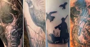 25 tatuajes de caza muy realistas