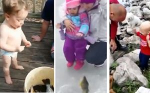 Desternillante recopilación de niños pescando por primera vez