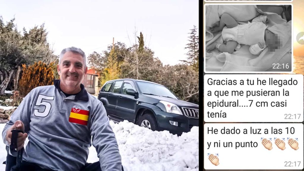 Daniel Alonso Vives y el mensaje de agradecimiento de una chica que pudo dar a luz en el hospital gracias a él.