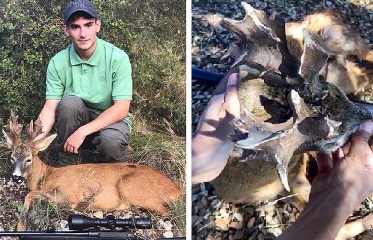 Un joven caza un corzo descomunal: «me temblaban las piernas al verlo»