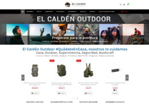 El Calden Outdoor actualiza su web e incorpora más de 2.000 artículos