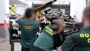 La Guardia Civil destruyó más de 86.000 armas durante el año 2019