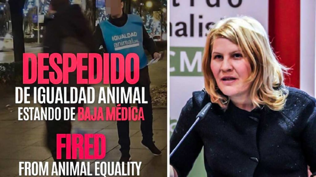 Acusan a la expresidenta de PACMA de despedir a un empleado de Igualdad  Animal estando de baja